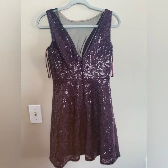 BCBG MaxAzria sequin and mesh dress - Picture 7 of 7
